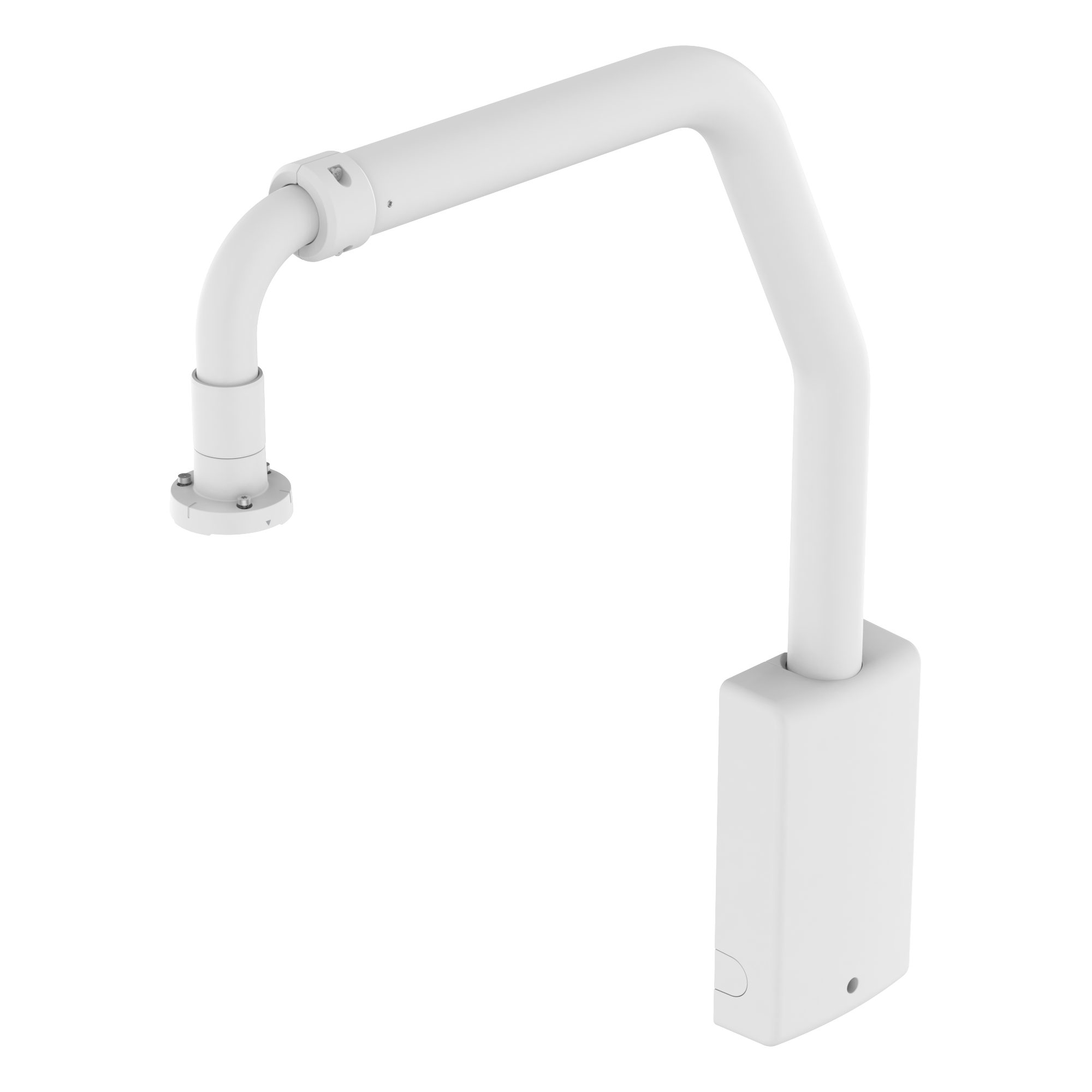 SBP-156LMW Telescoping Parapet Mount (White) - Hanwha Vision